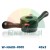 Quick release nut 40mm x 3mm for wheel balancer, black with red wing handles.
