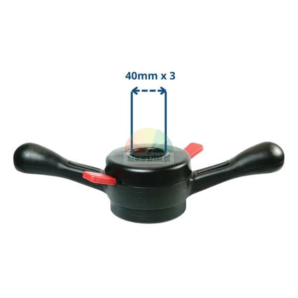 Quick release nut 40mm x 3mm for wheel balancers
