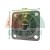 Actuator mounting flange with eyelet 7.8x7.8 cm with technical dimensions