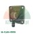 Clamping/tilting cylinder flange 8.2x8.2cm without recess (piston rod)