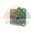 Metal cover with 75 mm dimension marking and four mounting holes.