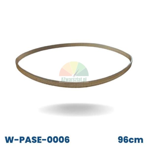 Yellow motor drive belt for wheel balancer 96cm long