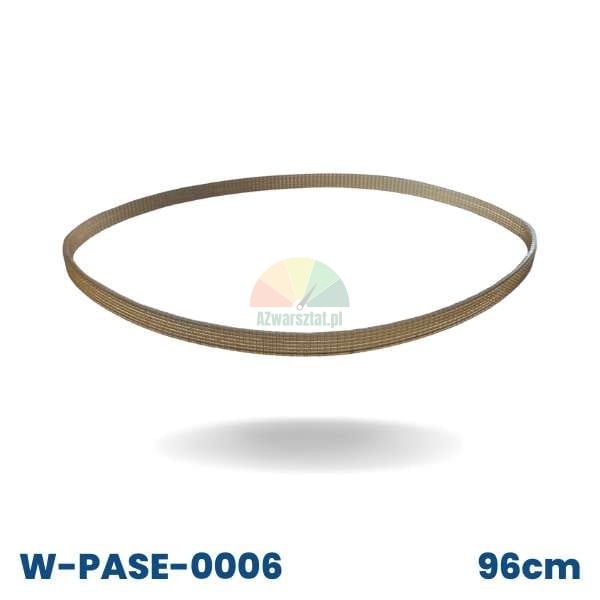 Yellow motor drive belt for wheel balancer 96cm long