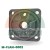 Clamping/tilting cylinder cover 8.2x8.2cm with piston rod hole