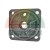 Metal flange with four mounting holes and a marked dimension of 75 mm.