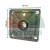 Clamping cylinder cover 9x9 cm with 20 mm piston rod hole