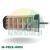 White 2-speed rotary cam switch with screw terminals and metal shaft