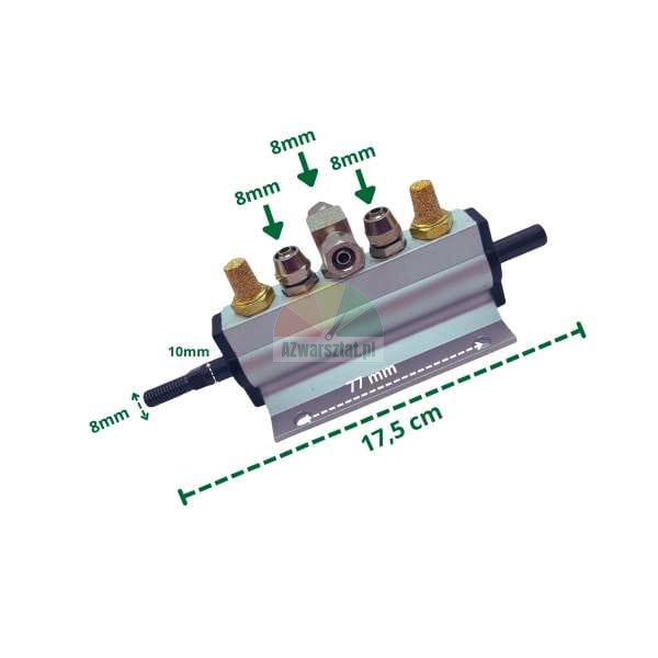 Air distributor for tire changer bead breaker pedal type E with dimensions