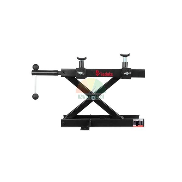REDATS black motorcycle scissor lift with adjustable support plates