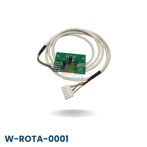 Green YT-dA1 rotation board with white cable and connector, model W-ROTA-0001.