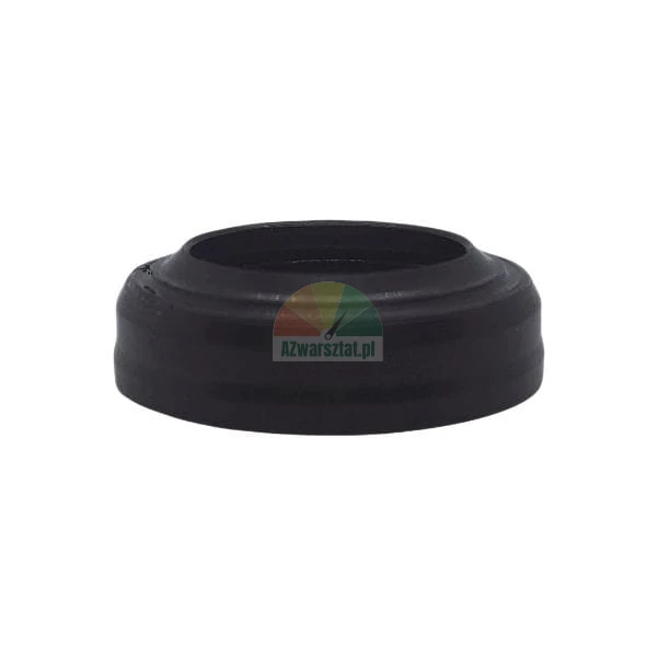 Black rubber seal or dust cover boot on a white background.