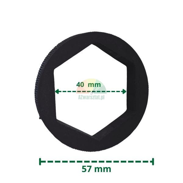 Hexagonal rubber stopper for tire changer 40mm
