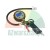 Digital tire inflator gun with LCD pressure gauge