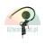 Digital tire pressure gauge and inflator gun with flexible hose.