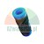Straight pneumatic push-in connector fitting with blue release rings