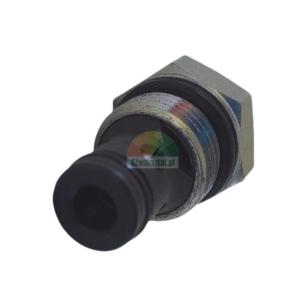 Hydraulic valve component with O-ring seal and thread