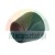 Black rubber or plastic protective cap in a conical shape on a white background.