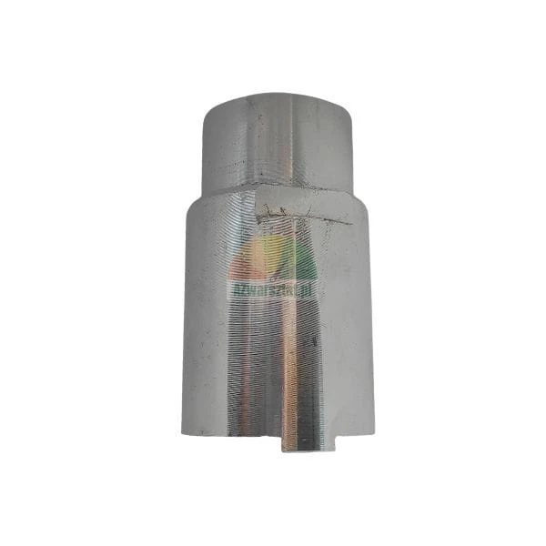 Metal cylindrical adapter with stepped diameters and machined surface.