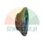 Black rubber sealing element in a conical shape, profile view on a white background.