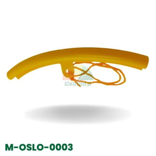 Large yellow rim protector 23cm with security cord