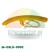 Large yellow rim protector 23cm with security cord