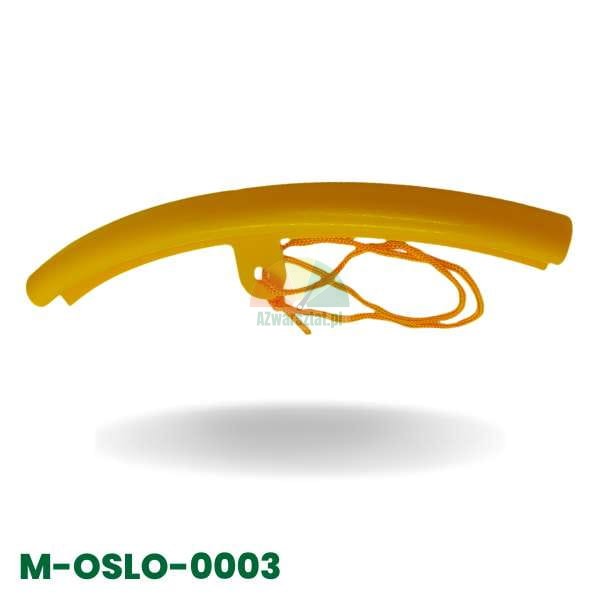 Large yellow rim protector 23cm with security cord