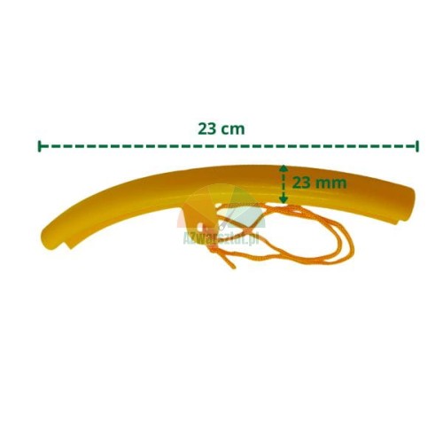 Large yellow rim protector 23cm with cord