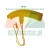 Yellow rim protector 16 cm