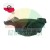Black industrial guide or bracket spare part for machinery on a white background with a 24h delivery icon and map of Poland