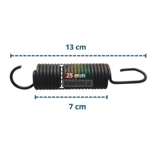 Balancer spring 13 cm with 25 mm diameter and 7 cm coil length