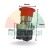 Emergency Stop mushroom button 2xNC silver with dimensions