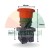 Emergency stop mushroom button 2xNC with dimensions