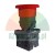 Red mushroom emergency stop push button with contact block