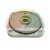Metal cover plate with O-ring seal and four mounting holes on a white background.