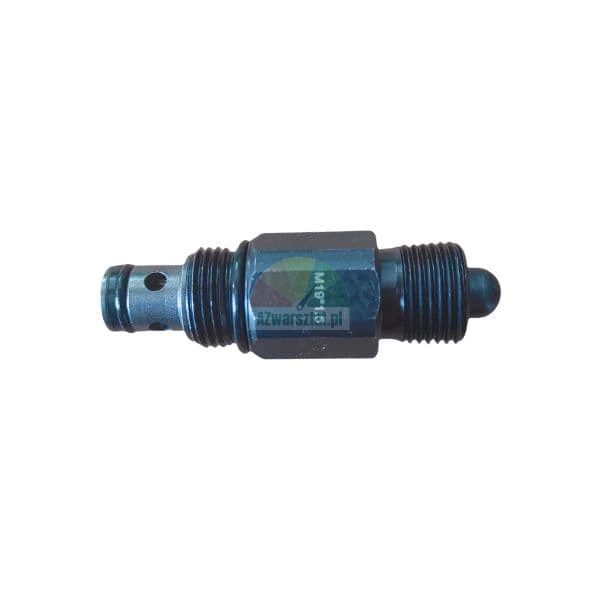 Metal hydraulic valve or sensor with M19x1.5 marking on a white background.
