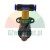Pneumatic mounting element with quick-connect fittings and indicated 36 mm hole spacing.