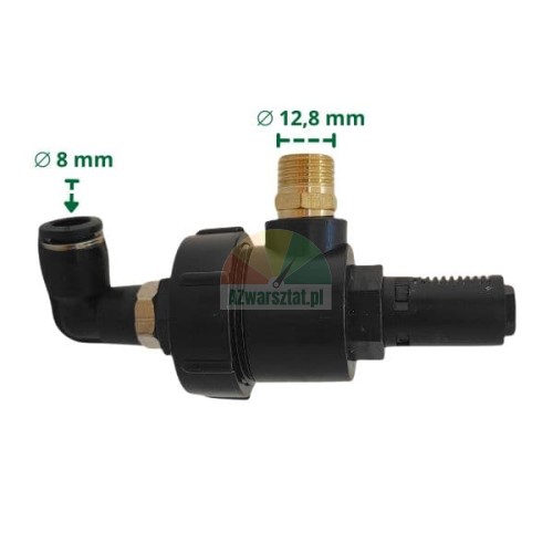 Quick exhaust striker relief valve Type C with 8mm and 12.8mm dimensions