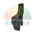 Black plastic component featuring a 20 mm diameter hole indicated by a white arrow.