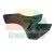 Black plastic mechanical part with mounting holes, likely a trigger or bracket component.
