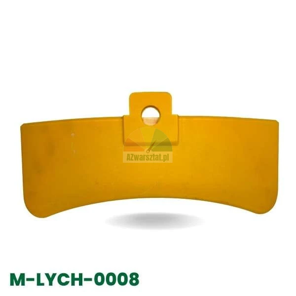 Yellow plastic bead breaker blade protector for tire changer