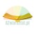 Yellow plastic edge protector for transport straps