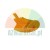 Small orange plastic replacement part for a kitchen appliance.