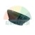 Black tapered circular component, side view on a white background.