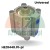 Compact pneumatic cylinder HEZ8448.01 CQ2B32-25DZ with aluminum housing and blue air ports.