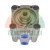 Compact pneumatic cylinder with internal thread and blue air ports