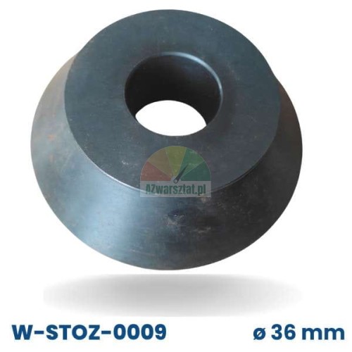 Metal wheel balancer cone with 36mm diameter, largest size, range 9.3cm - 13.7cm