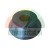Black rubber conical bushing with a central hole.