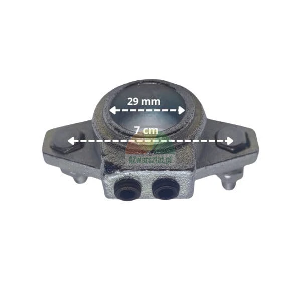 Mounting foot holder with dimensions 29 mm and 7 cm