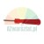 Valve core removal tool with a red handle on a white background.