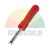 Valve core remover tool with a red handle on a white background.